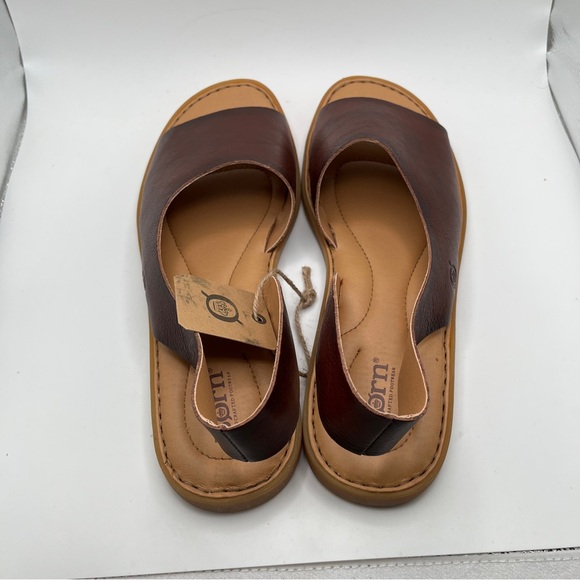 NWT Born Women's Inlet Sling Back Sandal brown leather size 11M - Picture 6 of 8